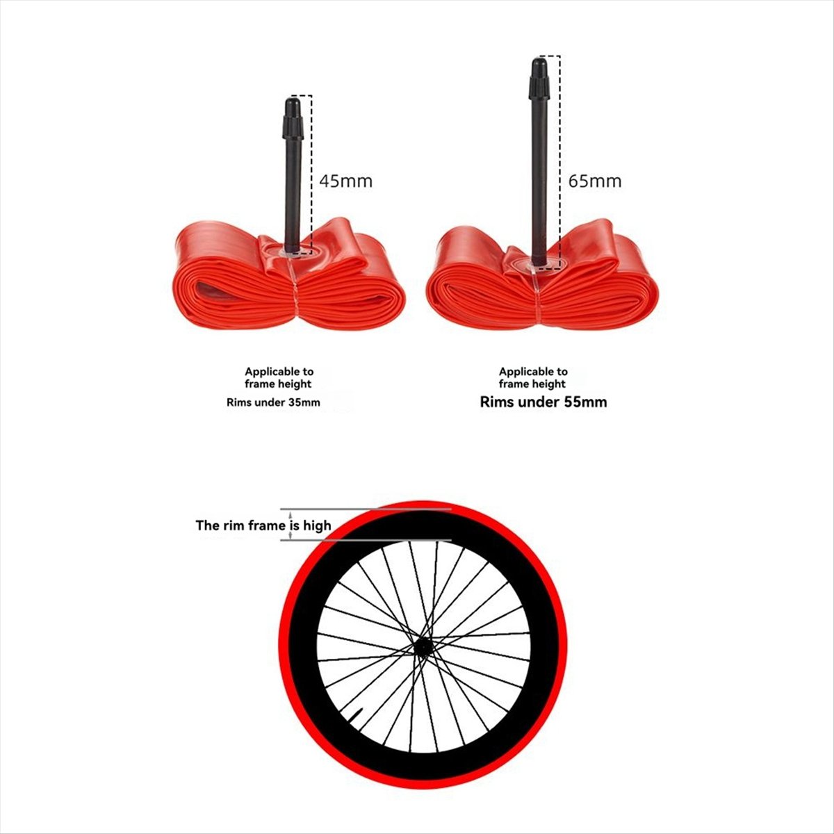 Inner Tube 700C - Внутренняя камера T34C из ТПУ для