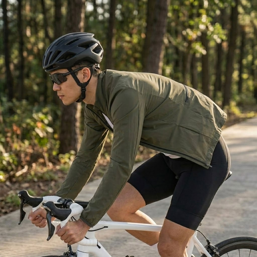 Cycling Commute Jacket - MY KILOMETRE Весенняя мужская водостойкая велосипедная