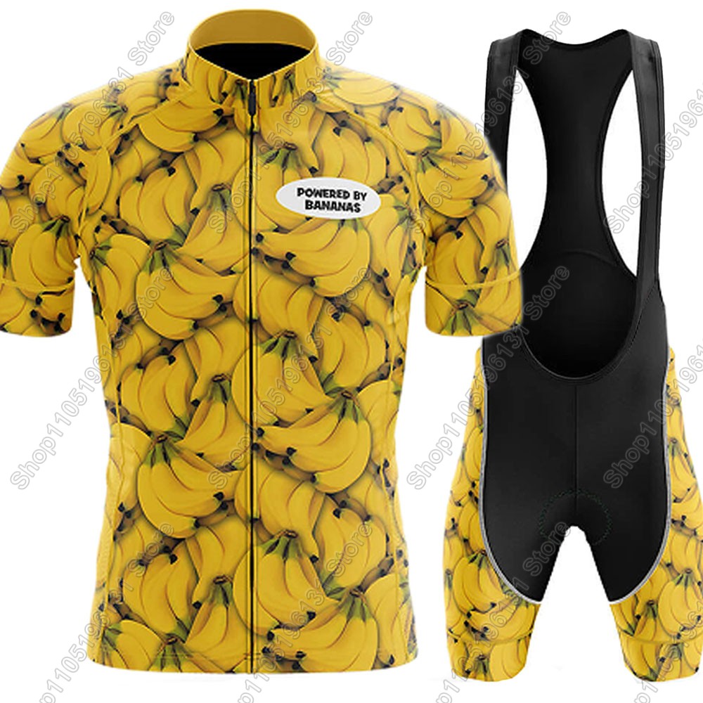 Cycling Commuter Shorts - Powerouge-By-Bananas 2026, комплект велосипедного трикотажа, летняя