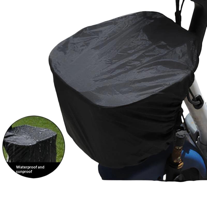 Cycling Commute In Rain - Водонепроницаемый чехол для велосипедной корзины, универсальный