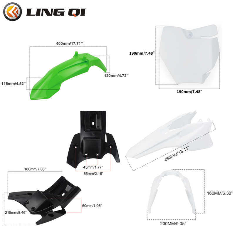 Комплект обтекателей для мотоц – обзор и цена Fender Mudguard Set