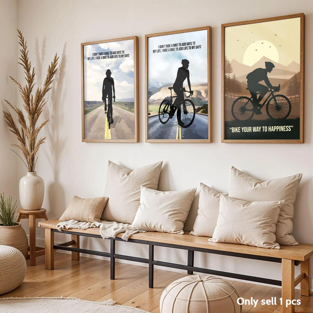 Мотивационный постер с цитатам – обзор и цена Cycling Quote