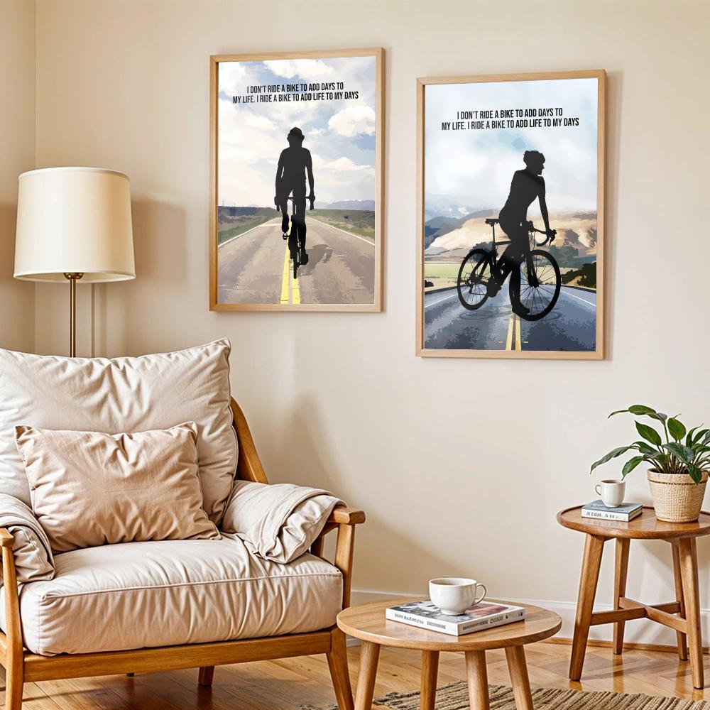Мотивационный постер с цитатам – обзор и цена Cycling Quote
