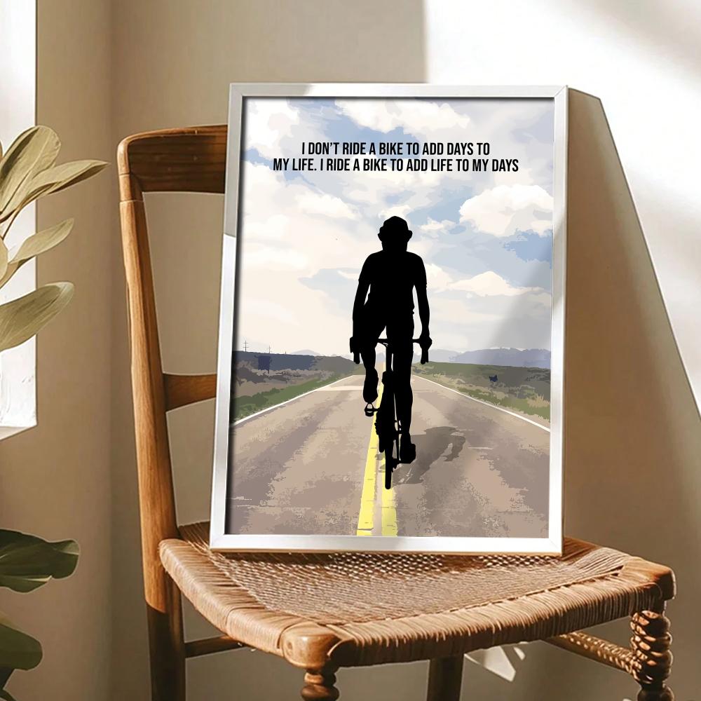 Мотивационный постер с цитатам – обзор и цена Cycling Quote
